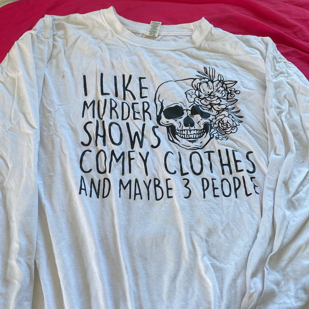 Long Sleeve Tee shirt with print